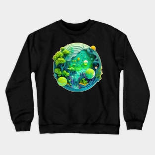 Steaming Universe Crewneck Sweatshirt